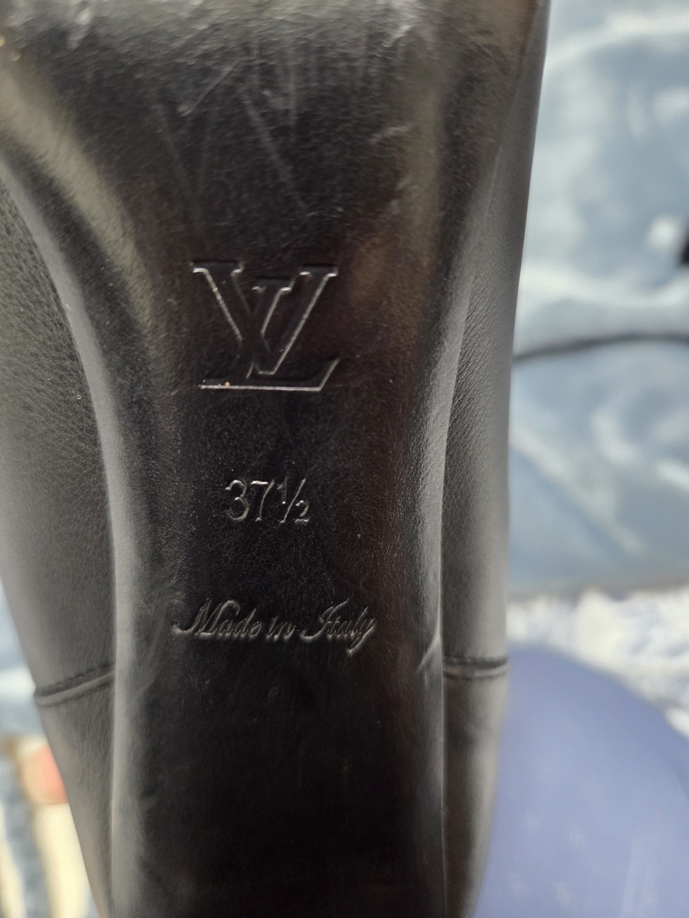 Louis Vuitton Black Leather Ankle Boots - Picture 3 of 6